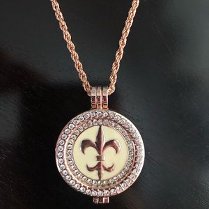 Fleur de lis necklace
